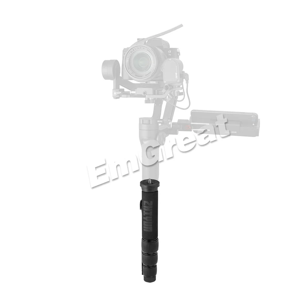 Zhiyun трансмаунт Телескопический Мини-Монопод 65 см удлиняющий полюс для Zhiyun Weebill Lab Crane 3 Lab Crane 2 Plus Gimbal стабилизатор