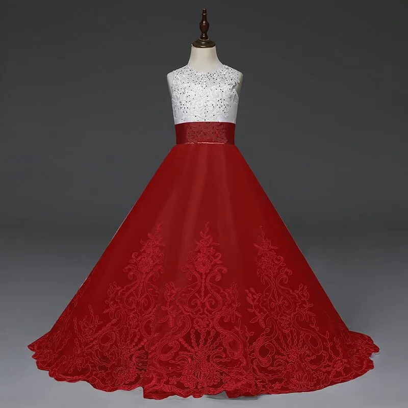 2019 свадебные платья для девочек пушистое платье принцессы первого причастия с