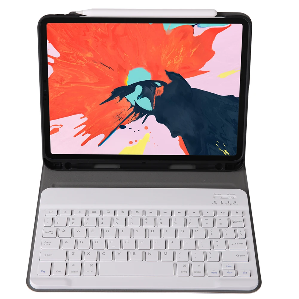 Чехол с клавиатурой для Apple iPad Pro 11, чехол a1989, A80, A2013, A1934, тонкий кожаный чехол, Bluetooth клавиатура с карандашом