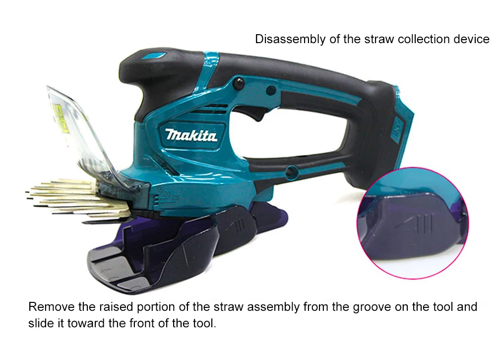 Японский Makita DUM604 160 мм Беспроводная газонокосилка с зарядкой, газонокосилка, домашний Маленький Многофункциональный триммер для живой изгороди 1250spm