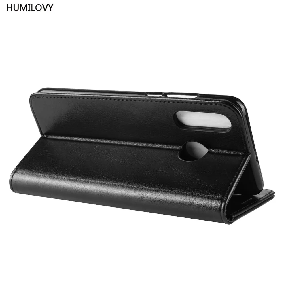 Кожаный чехол для Huawei P30 Lite Магнитный держатель карт бумажник флип кейс Pro