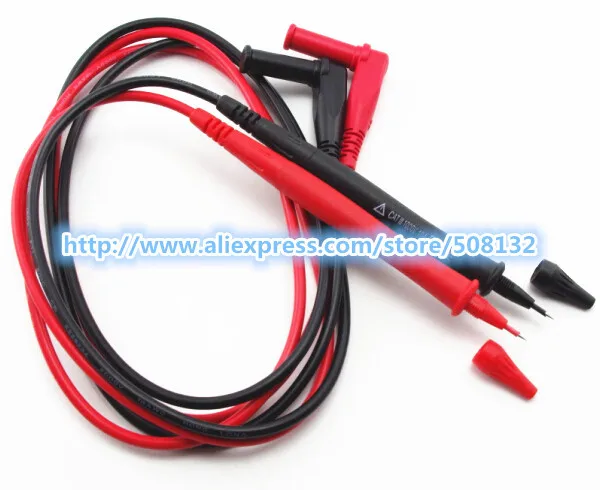 Выдвижной набор тестовых наконечников из ПВХ регулируемая длина для мультиметра