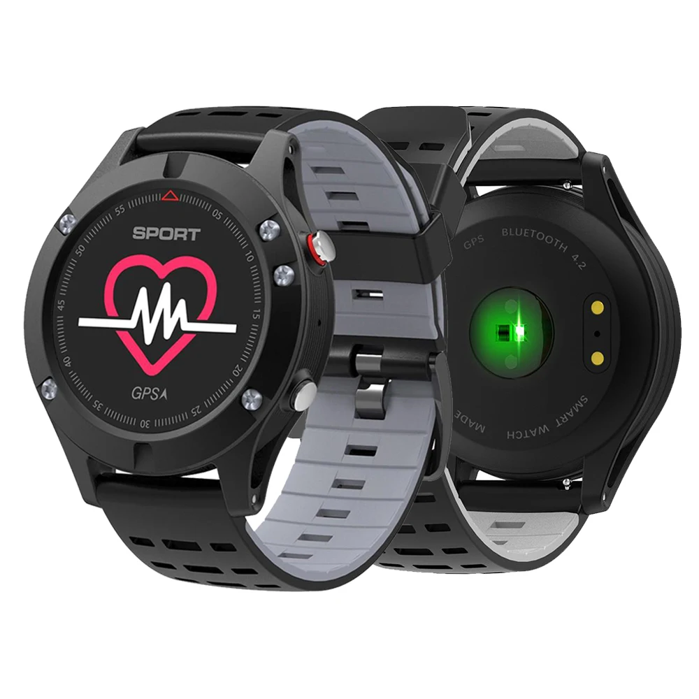 Смарт-часы NO.1 F5 IP67 пульсометр GPS мультиспортивный режим OLED высотомер Bluetooth