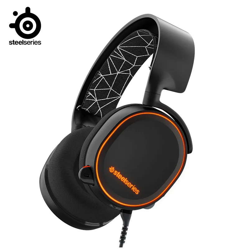 

Наушники SteelSeries Arctis 5 DTSXV2.0 с RGB-подсветкой, 2019 каналов, для выживания джедаев, Апекса, героев CF, бесплатная доставка, 7,1