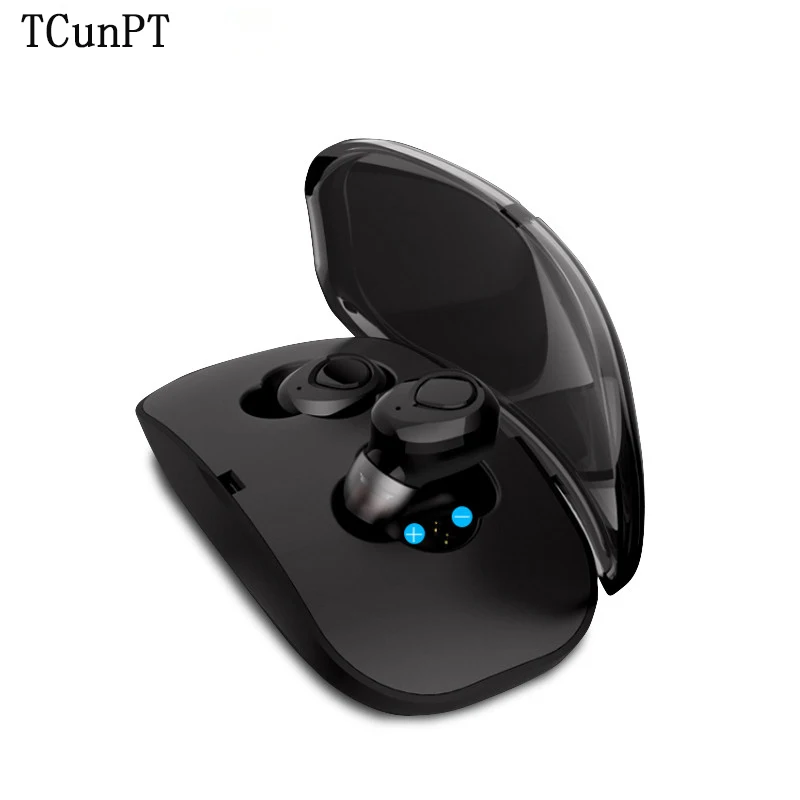 Беспроводные наушники TCunPT TWS 3D стерео Bluetooth свободные руки умная шумоподавляющая
