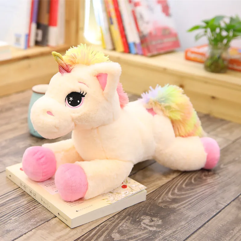 1PC 40CM Cartoon Kawaii Unicorn Plush Doll Good Quality Kids Play Toy Cute Children Girl Birthday Gifts | Игрушки и хобби