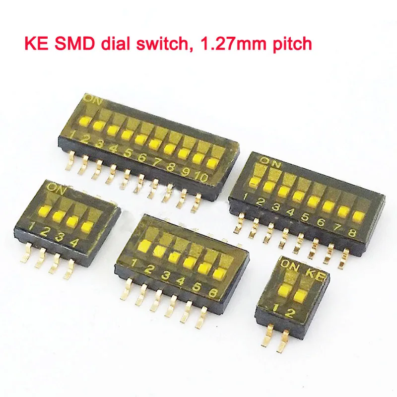 5 шт. 1 27 мм Шаг KE SMD переключатель циферблата для микро нескольких переключателей