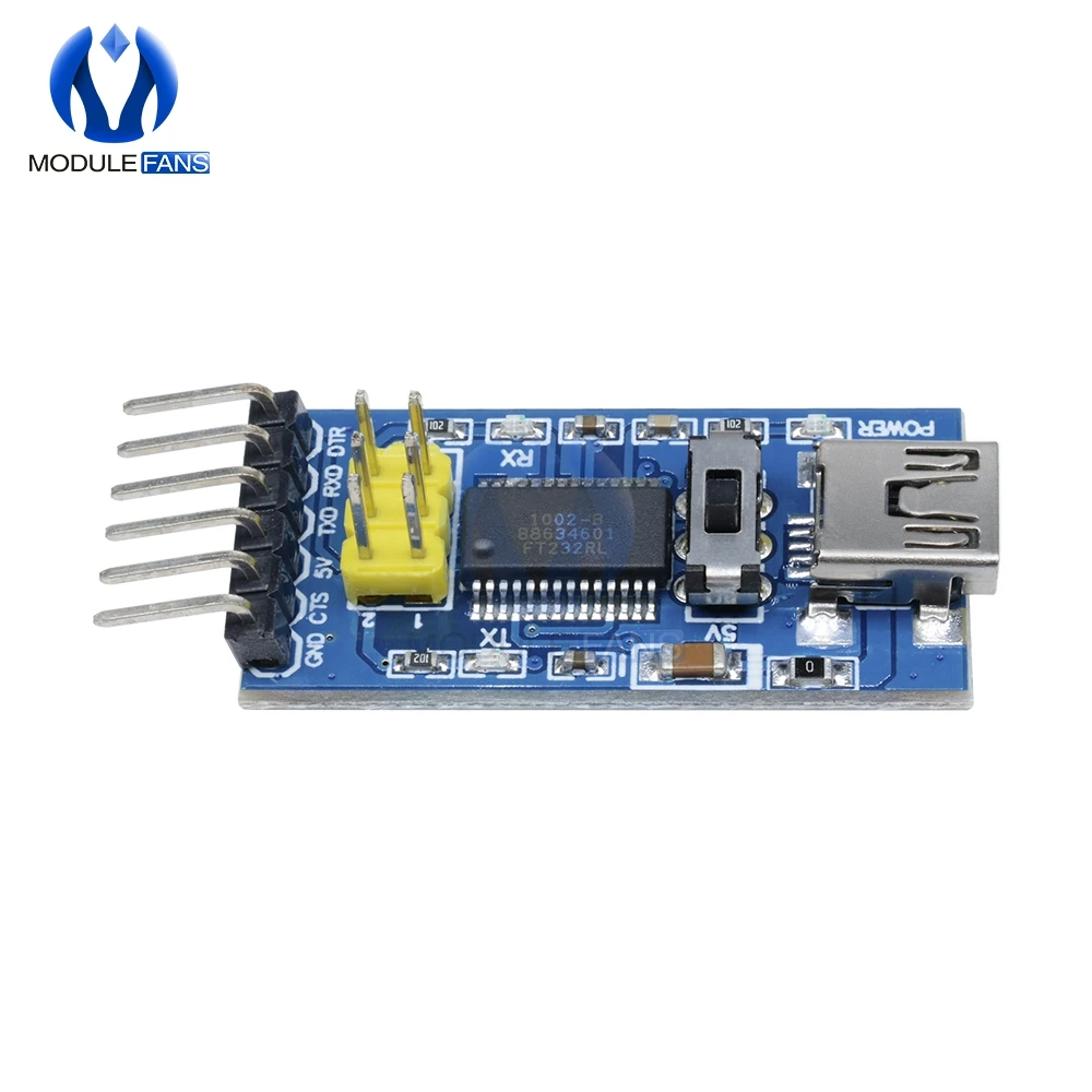 FT232RL FT232 FTDI USB 3,3 В 5,5 В к ttl последовательный адаптер модуль мини порт для Arduino Pro до 232 основной программы загрузчик
