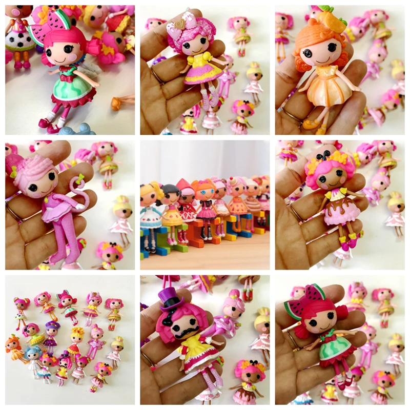 Skyleshine, 10 шт./лот, 8 см, кукла Lalaloopsy, объемная пуговица, глаза, кукла, фигурка, Brinquedos, лучшая игрушка для детей, для девочек S6201