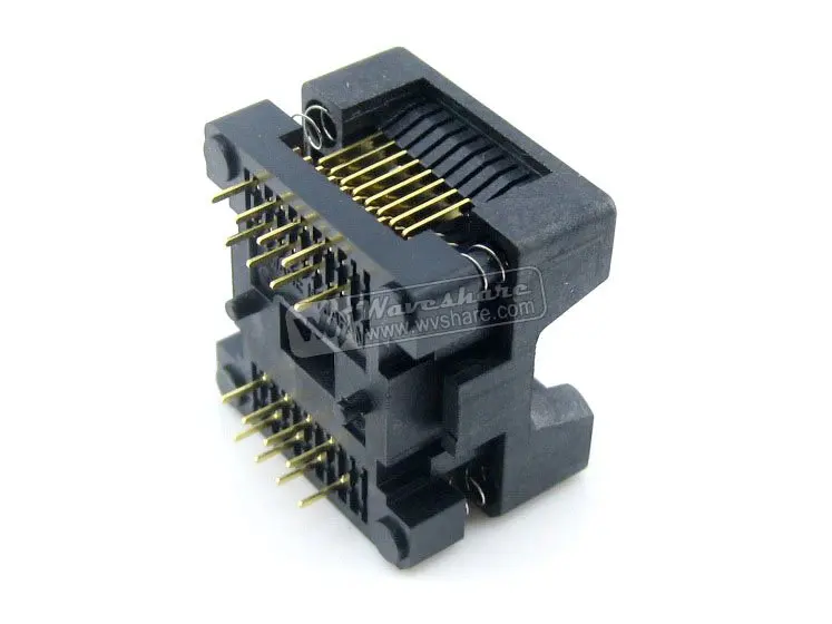 

SOP16 SO16 SOIC16 OTS-16(20)-1.27-01 Enplas IC Test Burn-In Socket Programming Adapter 5.4mm Width 1.27mm Pitch