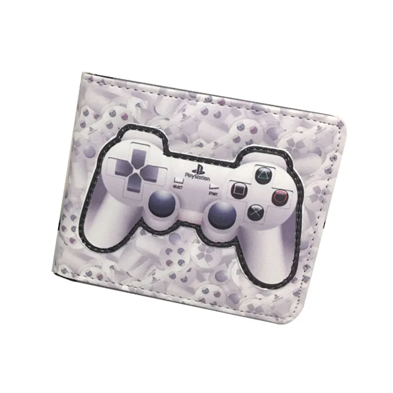 Прекрасный мультфильм 3D Принт Кошелек игры Playstation ПВХ Короткие Кошельки carteira с карманом для монет подарок детям студентам мальчик девочка кошелек - Цвет: 019
