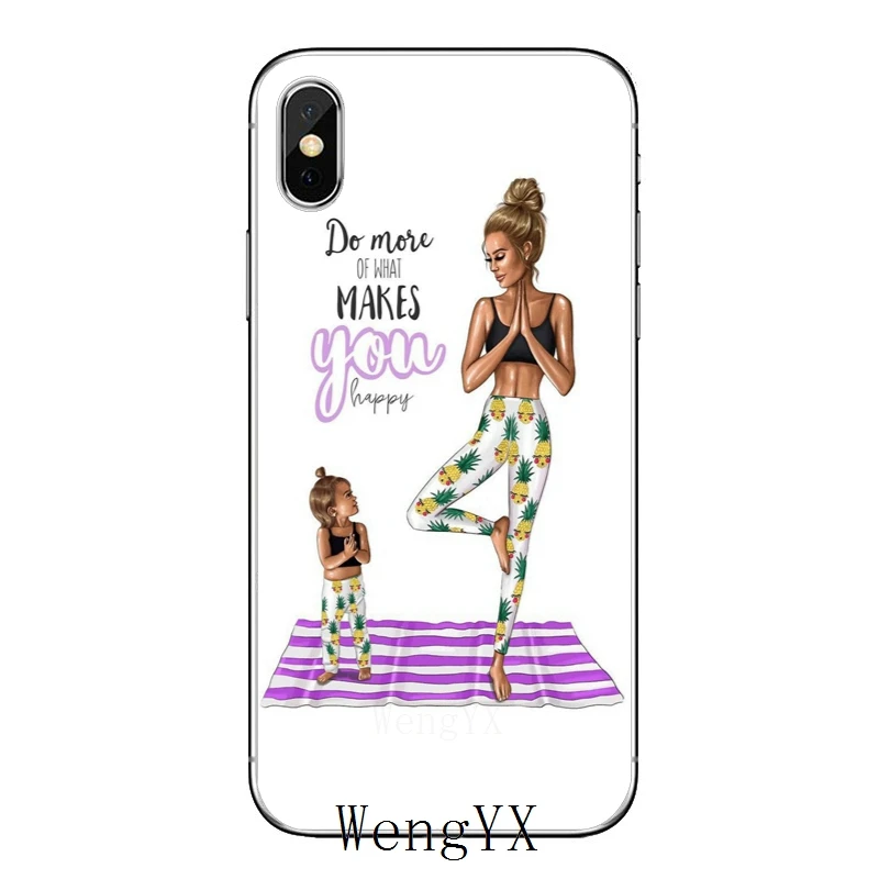 Платье принцессы супер или «I Love MaMa» для мам и дочек, для Nokia 2,1 3 3,1 5 5,1 6 7 plus, 8, 9, htc один A9 M10 M8 M9 E9 Desire U11 мягкий чехол для телефона из ТПУ - Цвет: mom-girl-A-02