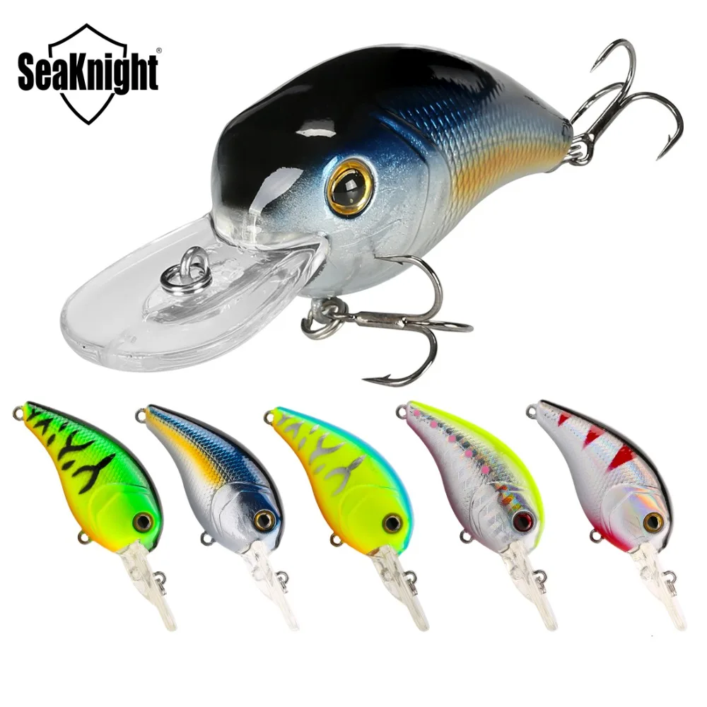 SeaKnight SK021 5 шт./лот Crankbait Жесткий Рыбалка приманки 52 мм 10 г глубина 0 1 2 м плавающей
