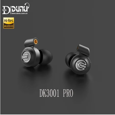 Черный DUNU DK3001Pro DK-3001Pro Hi-Res Beryllium 5 драйвер(4BA+ 1 динамический) гибридный разъем MMCX HIFI наушники - Цвет: Черный