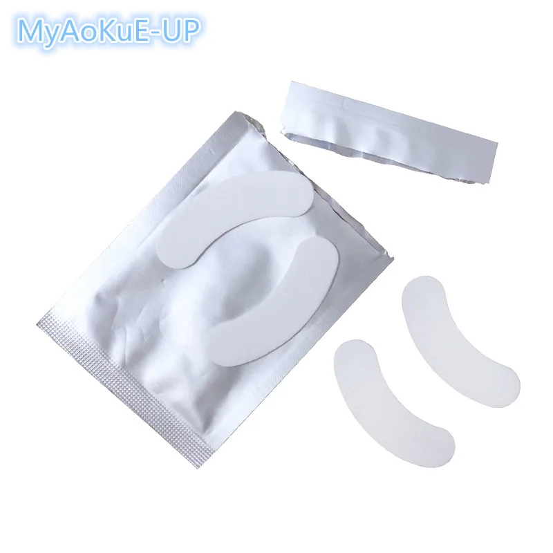 Инструменты для наращивания ресниц оптом бумажные патчи 200 пар/лот (100 упаковок)