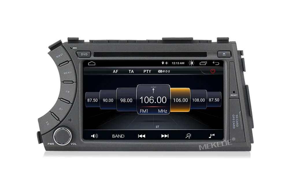 Самая низкая цена! 7-дюймовый 2din android8.1 Автомобильный dvd плеер для Ssangyong Actyon Kyron 2005-2013 с gps навигации quad core wifi BT
