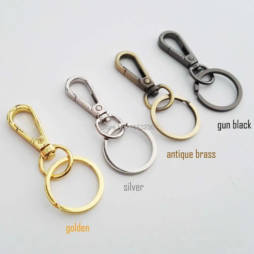 Металлический поворотный брелок для ключей с омарами автомобильный застежка