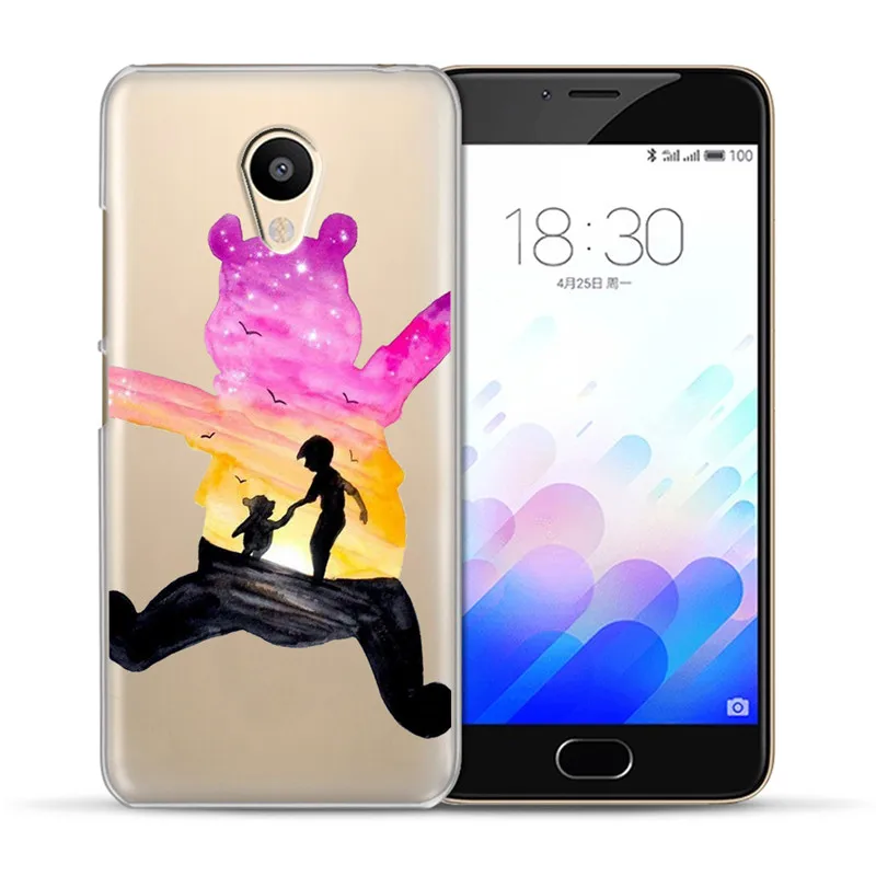 Мультяшный медведь кошка собака для Meizu M3S M5 M5S M5C M6 M3 M5 M6 Note U10 U20 чехол для телефона Coque Etui capa funda Мягкий Силиконовый ТПУ - Цвет: 1599
