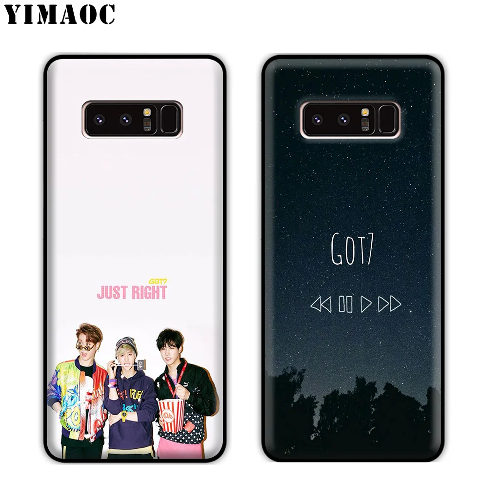 Yimaoc GOT7 диапазонах K поп Мягкий силиконовый чехол для samsung Galaxy Note 10 плюс 9 8 A9 A8 A6 2018 A5