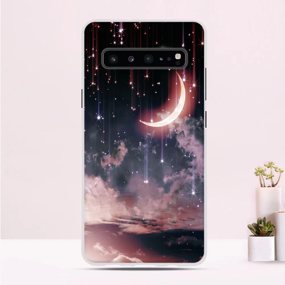Чехол для Samsung Galaxy S10 силиконовый мягкий резиновый чехол с принтом gs10 рисунком
