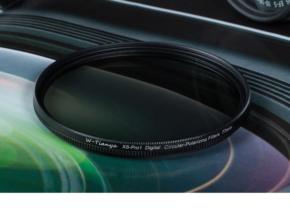 Цифровой круговой поляризатор Wtianya slim xs-pro1 cpl 67 77 мм ультратонкий 37 40,5 43 46 49 52 55 58 62 72 82 мм с-поляризованный фильтр