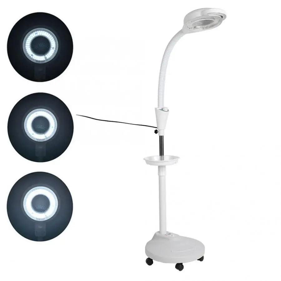 Светодиодный напольный светильник холодного света с 8X увеличением и высотой