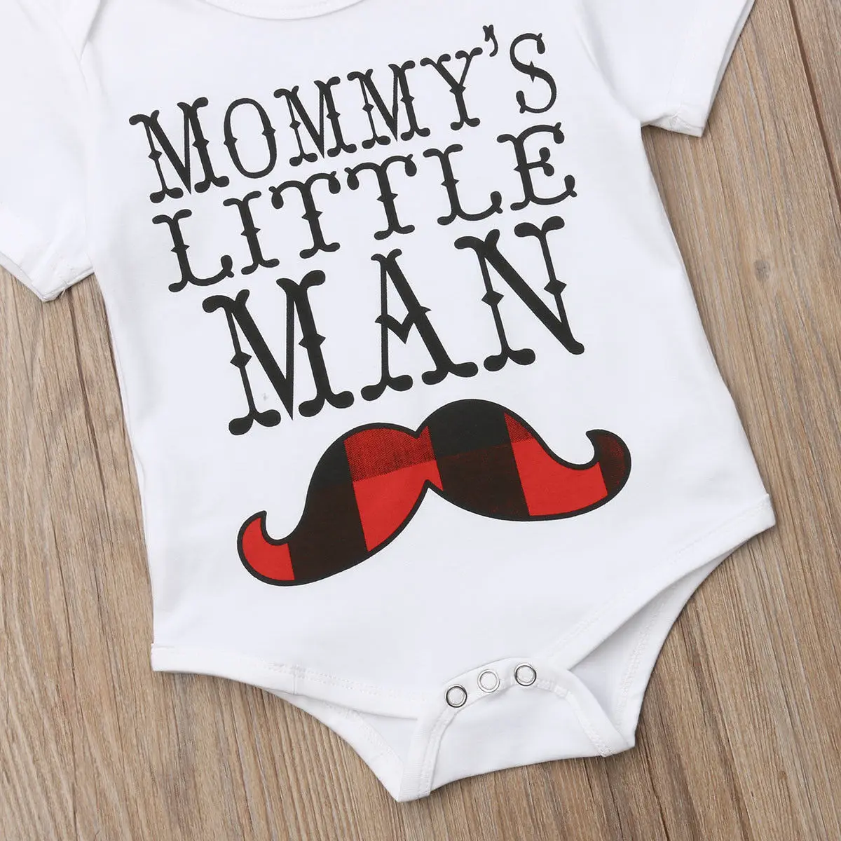 2018 New Tollder Kids Baby Clothing Newborn Boy Mommy's Little Man Rompers+Hat 2Pcs Outfit Set 0-18M Wild casual cute fashion |