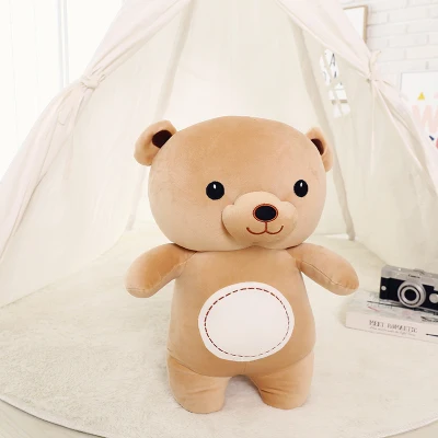 Большой 40 см мультяшный коричневый плюшевый мишка плюшевая игрушка мягкая