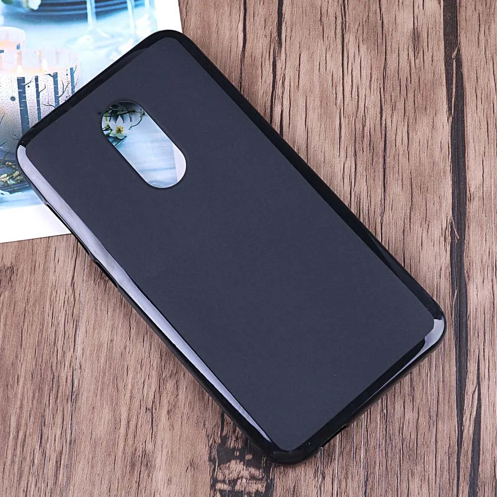 Цветной чехол-накладка из мягкого ТПУ для Alcatel A3 Plus 5 in 5011A Pudding противоскользящий