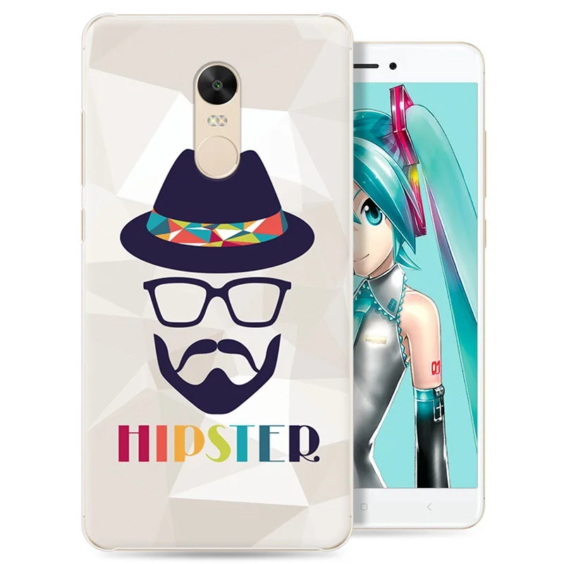 Новый тонкий пластиковый прозрачный чехол для Xiaomi Redmi Note 4X противоскользящий