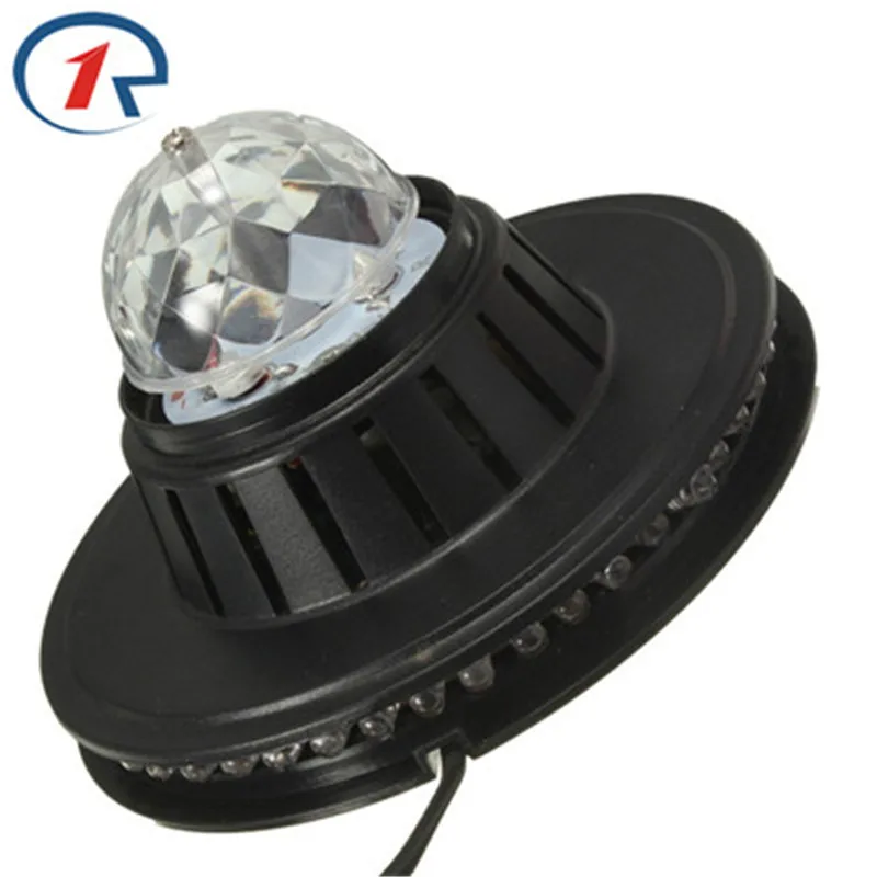 

ZjRight 3W RGB Sunflower LED Light Bulb Lamp Auto Rotating MP3 Crystal Stage Light DJ KTV Club Family party birthday gift lights