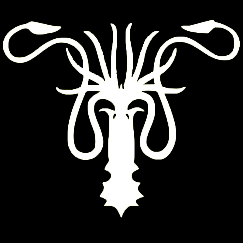 JD69-4 Игра престолов дом GREYJOY украшение кузова автомобиля наклейка