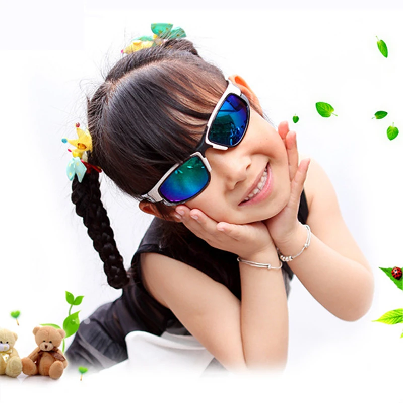 Детские солнцезащитные очки MXDMY 2019 в черной оправе с защитой UV400  Аксессуары