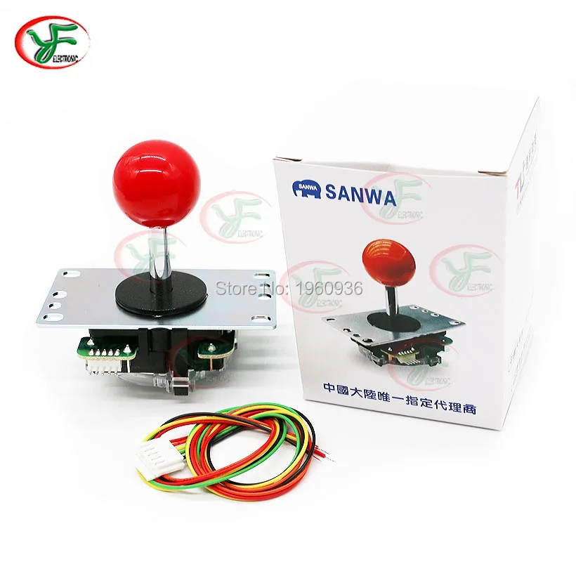 1 шт. оригинальный джойстик Sanwa JLF-TP-8YT + 8 OBSF-30 кнопок 3 OBSF-24 аркадные наборы для