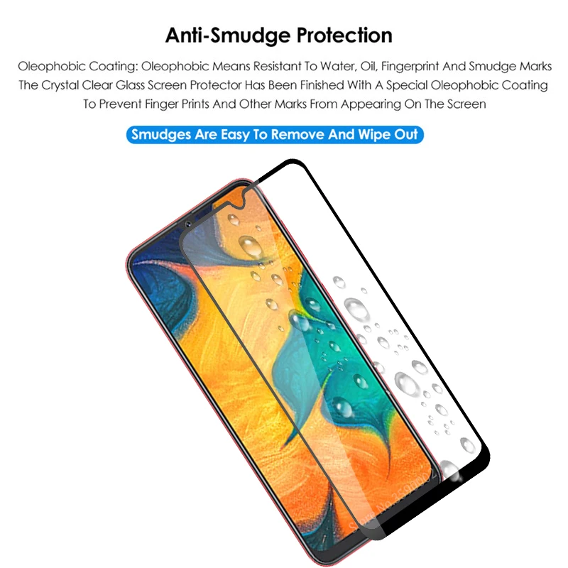 Закаленное стекло для Samsung a70/A50 Защитное экрана Galaxy A80 A90 A30 A20 A40 3D защитная