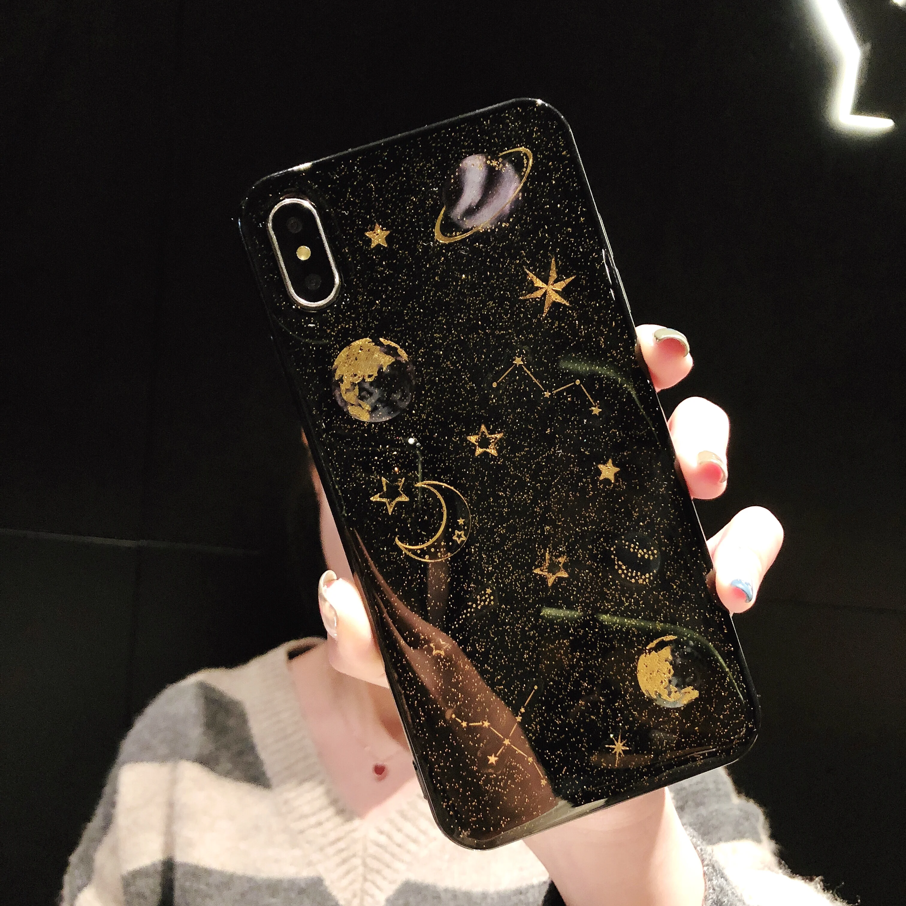 Прозрачный чехол Planet для iPhone XR роскошный силиконовый мягкий XS Max X 7 Plus 8 6 6S 10