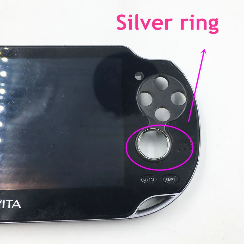 Новинка Сменное Серебряное кольцо для PSV 1000 ЖК экран Len PS Vita игровая