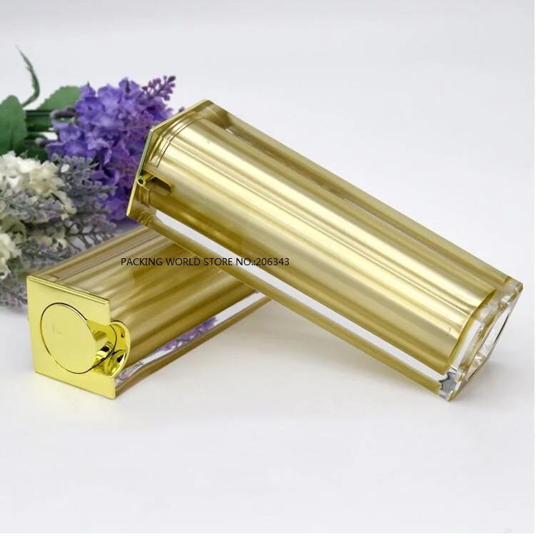 30 мл квадратная форма акриловая Вакуумная бутылка для лосьон эмульсия сыворотка