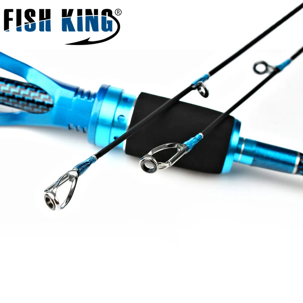 FISH KING карбоновая удочка для заброса приманки 2 1 м жесткая секционная m ML|baitcasting