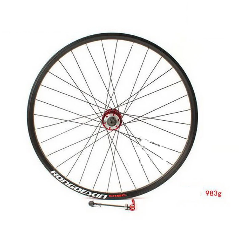 230906/Mountain bike 24 inch single front wheel or rear disc brake card quick release double rim | Спорт и развлечения