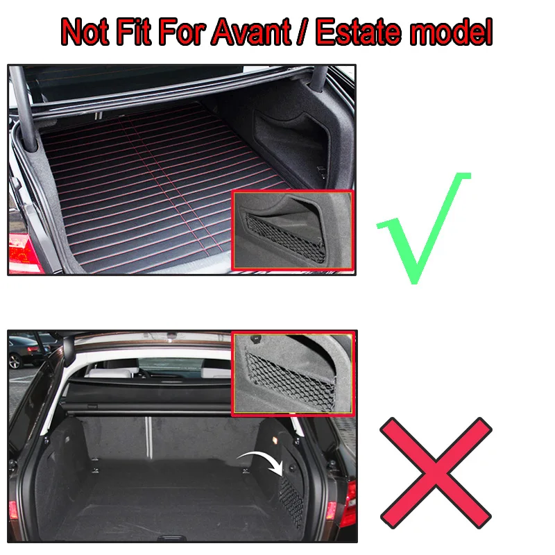 1 шт. сетка для багажника Audi A4 B8 2008 2009 2010 2011 2012 2013 2014 2016|pocket net|side cargo netcargo net trunk |