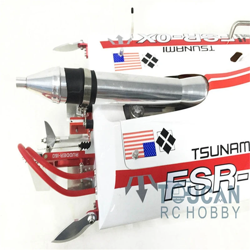 DT125 ARTR 49 &quot30CC бензин стекловолокно RC гоночная лодка Глубокий V Monohull TH02677|racing boat|rc