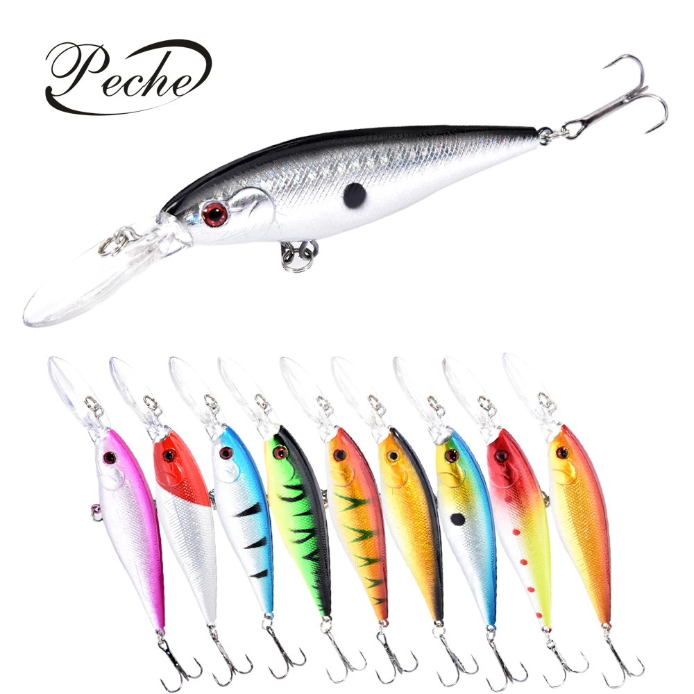 Рыболовные приманки Peche Minnow воблеры и крутящиеся для ловли карпа искусственные