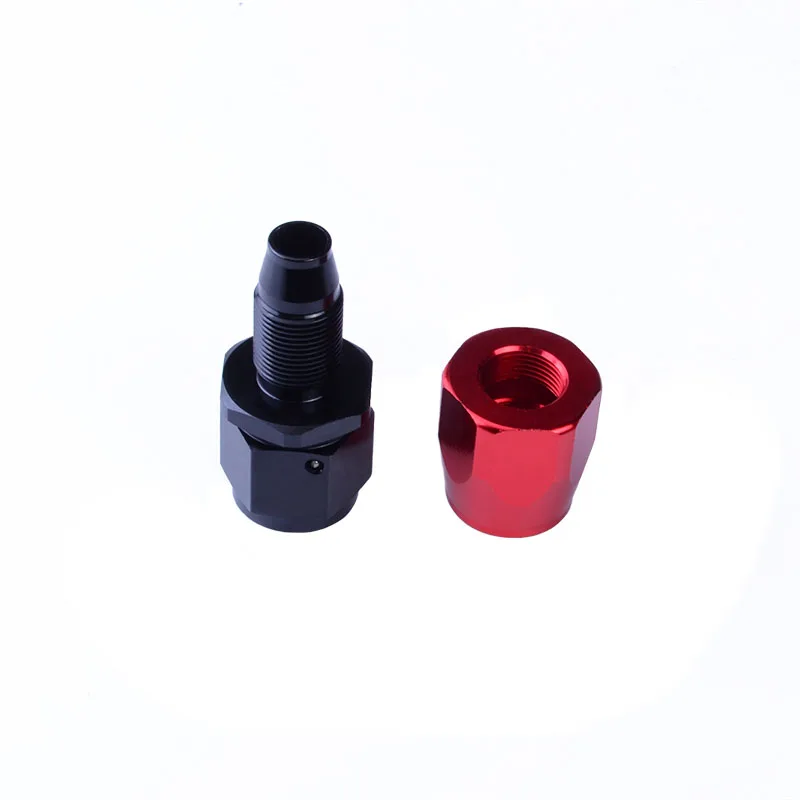 Универсальный прямой анодированный алюминиевый шарнирный штуцер шланга AN6 для