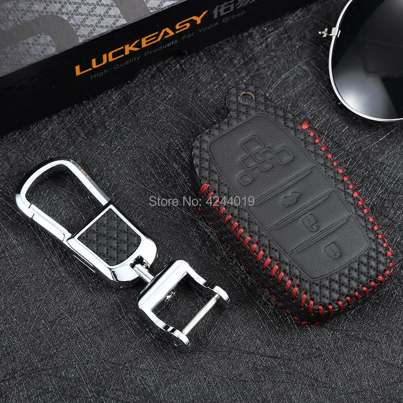 LUCKEASY автомобильный брелок для ключей центральный Toyota Camry Highlander RAV4 Prado Corolla