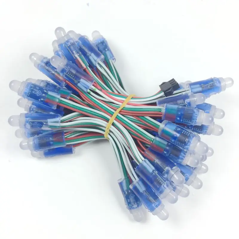 100 шт./лот 12 мм WS2811 2811 IC полноцветный пиксельный светодиодный модуль светильник