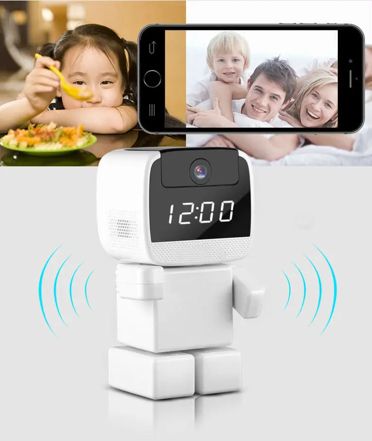 Yobangsecurity 960 P 360 градусов мини робот Wi-Fi Беспроводной P2P сети ip Камера Главная