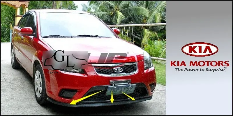 Дефлектор губ на бампер для KIA Cee 'd юбка переднего спойлера ДЛЯ TOPGEAR Friends тюнинг