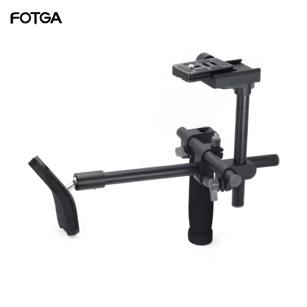 DSLR ручка плеча поддержка Rig плечо Поддержка стабилизатор rig quick release plate для A7 R A7II цифровая видеокамера DVD
