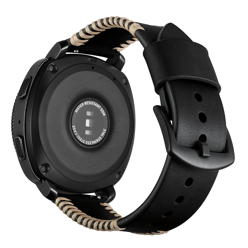 Ремешок из натуральной кожи для часов Garmin Vivoactive 3 Forerunner 245 Sport Quick Release Watch Band 20 мм ремешок на запястье